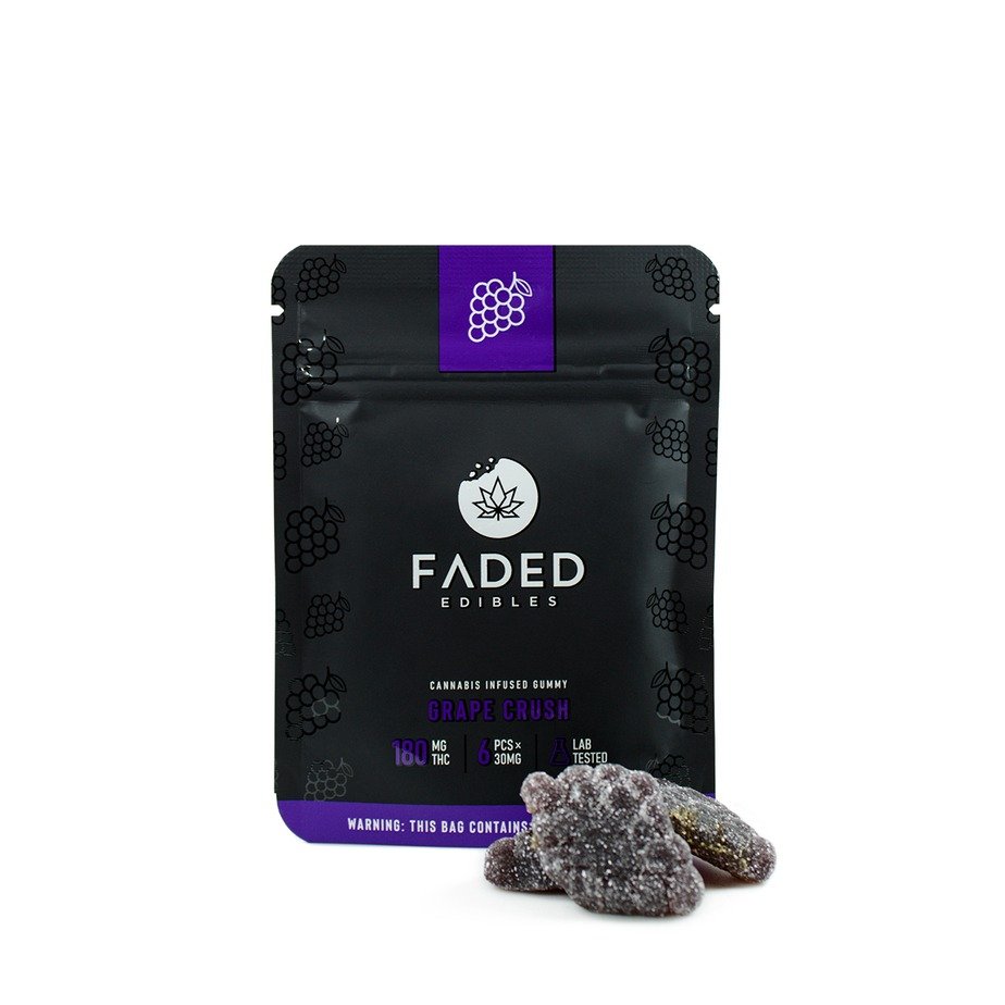 Faded Cannabis Co. Grape Crush Gummies