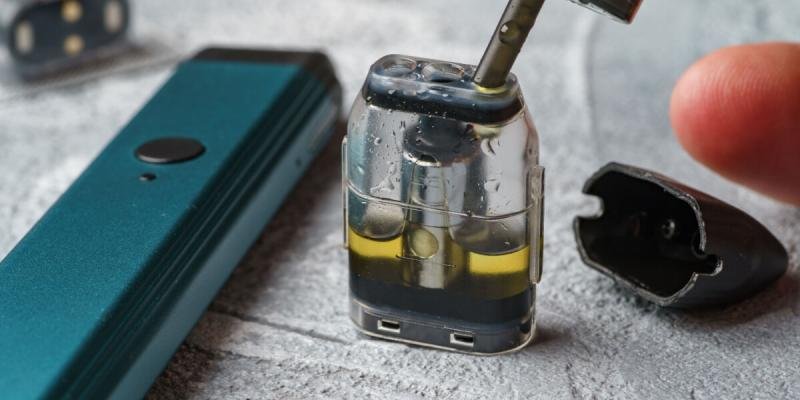 DMT vape being prepared