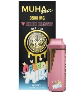 Muha Meds THCa Delta-9 THC Melted Diamonds Disposable Vape 3.5g