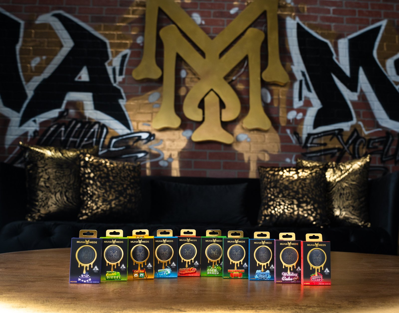 Muha Meds Flavors Different strains