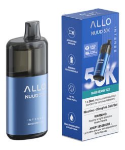 Allo Intense Nuud 50K Disposable Vape Device - Blueberry Ice 20ml