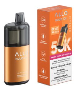 Allo Intense Nuud 50K Disposable Vape Device - Mango Peach 20ml