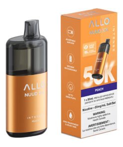 Allo Intense Nuud 50K Disposable Vape Device - Peach 20ml