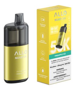 Allo Intense Nuud 50K Disposable Vape Device - Pineapple Ice 20ml