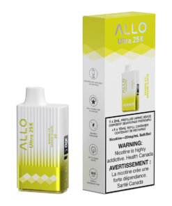 Allo Ultra 25K Disposable Vape Device - Banana Ice 17ml