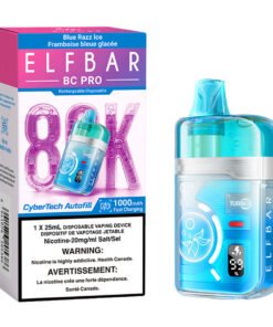 Elf Bar BC Pro 80K Disposable Vape Device - Blue Razz Ice 25ml