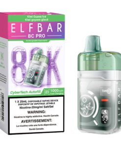 Elf Bar BC Pro 80K Disposable Vape Device - Kiwi Guava Ice 25ml