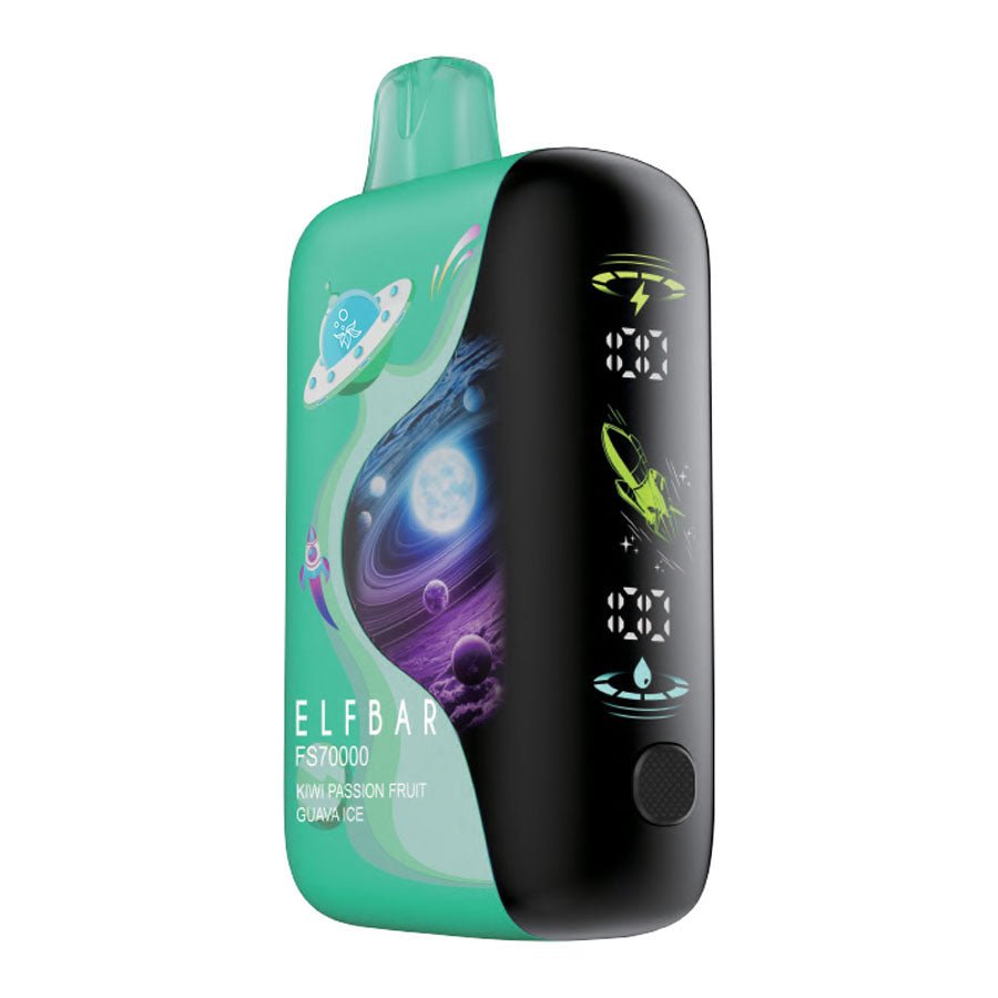 Elf Bar FS70K Disposable Vape Device - Kiwi Passion Fruit Guava Ice 20ml