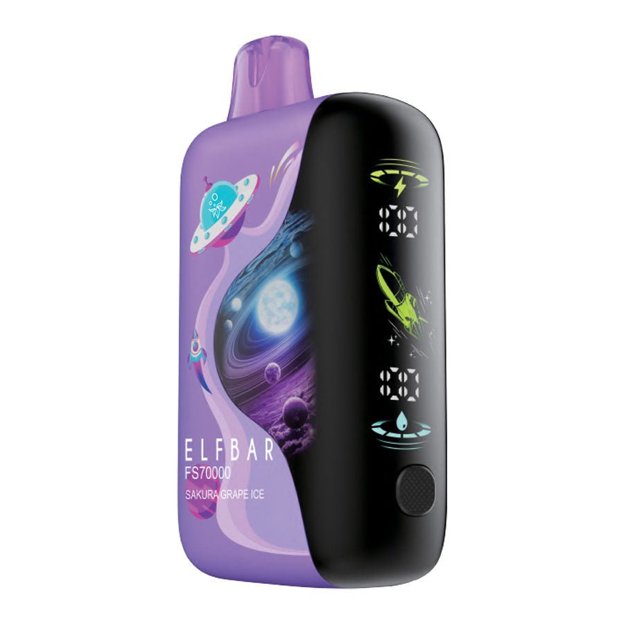 Elf Bar FS70K Disposable Vape Device - Sakura Grape Ice 20ml