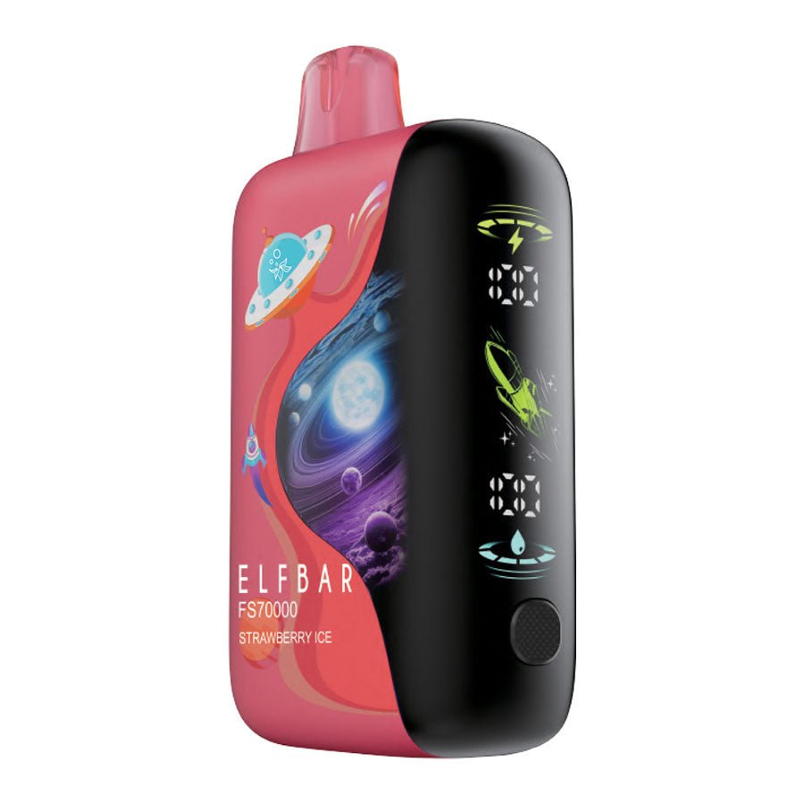 Elf Bar FS70K Disposable Vape Device - Strawberry Ice 20ml