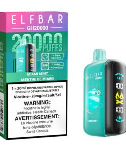 Elf Bar GH20K Disposable Vape Device - Miami Mint 20ml