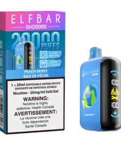 Elf Bar GH20K Disposable Vape Device - Peach Berry 20ml