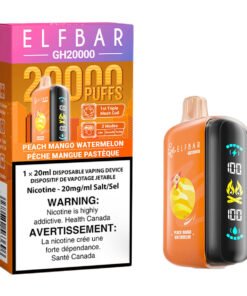 Elf Bar GH20K Disposable Vape Device - Peach Mango Watermelon 20ml