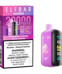 Elf Bar GH20K Disposable Vape Device - Strawberry Banana 20ml
