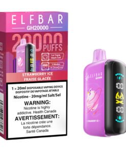 Elf Bar GH20K Disposable Vape Device - Strawberry Ice 20ml