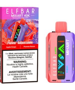 Elf Bar MixArt 40K Disposable Vape Device - Apple Grape 20ml