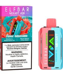 Elf Bar MixArt 40K Disposable Vape Device - Blueberry Watermelon Ice 20ml