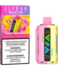 Elf Bar MixArt 40K Disposable Vape Device - Pineapple Peach Ice 20ml