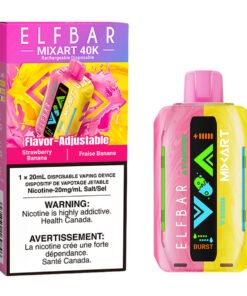 Elf Bar MixArt 40K Disposable Vape Device - Strawberry Banana 20ml