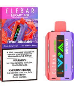 Elf Bar MixArt 40K Disposable Vape Device - Triple Berry Grape 20ml