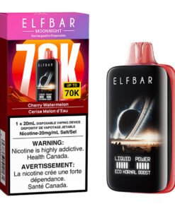 Elf Bar MoonNight 70K Disposable Vape Device - Cherry Watermelon 20ml