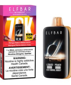 Elf Bar MoonNight 70K Disposable Vape Device - Mango Peach Watermelon 20ml