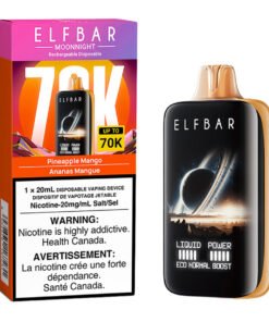 Elf Bar MoonNight 70K Disposable Vape Device - Pineapple Mango 20ml