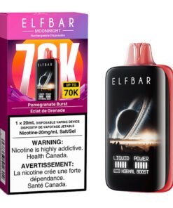 Elf Bar MoonNight 70K Disposable Vape Device - Pomegranate Burst 20ml