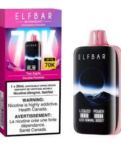 Elf Bar MoonNight 70K Disposable Vape Device - Two Apple 20ml