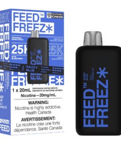 FEED Freez 25K Disposable Vape Device - Razzy Blue 20ml