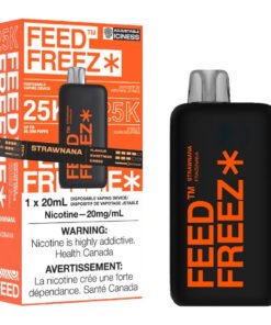FEED Freez 25K Disposable Vape Device - Strawnana 20ml