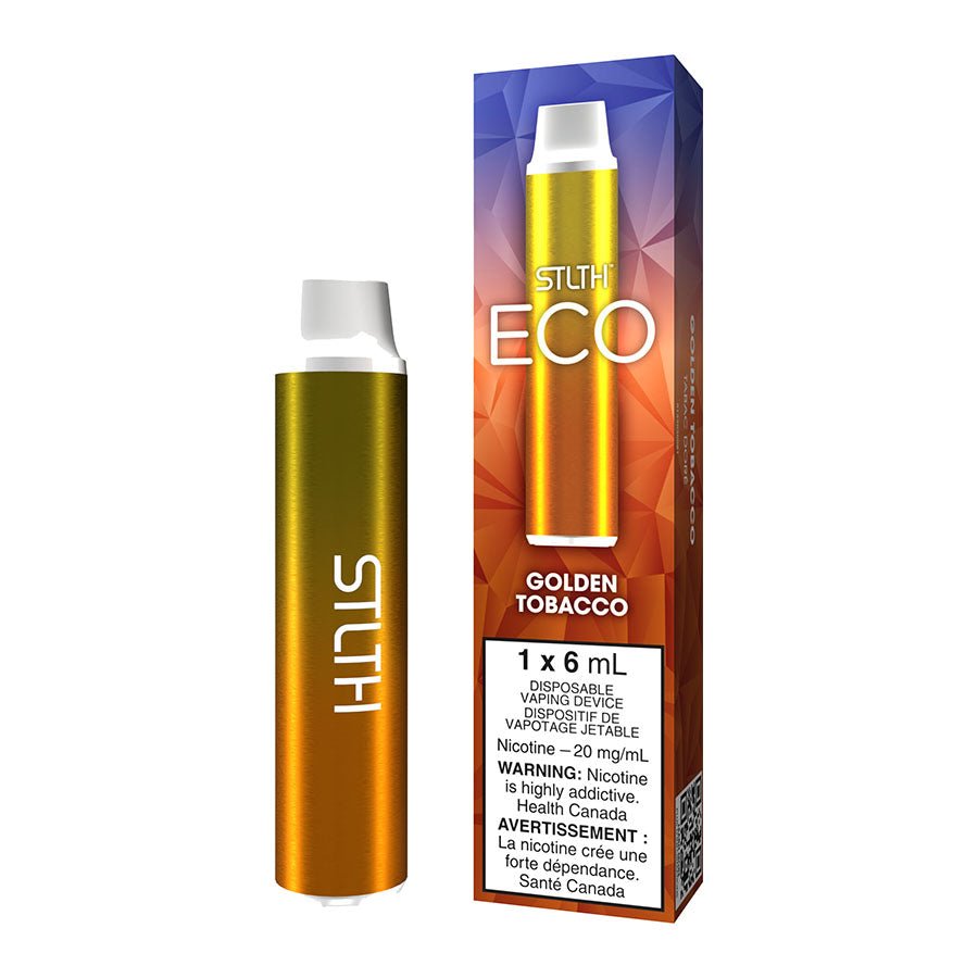 STLTH ECO Disposable Vape Device - Golden Tobacco