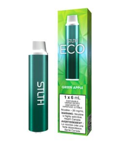 STLTH ECO Disposable Vape Device - Green Apple