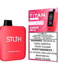 STLTH Titan Max Disposable Vape Device - Cranberry Pom Ice