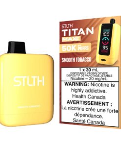 STLTH Titan Max Disposable Vape Device - Smooth Tobacco