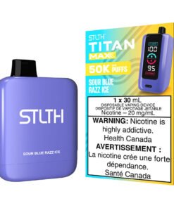STLTH Titan Max Disposable Vape Device - Sour Blue Razz Ice