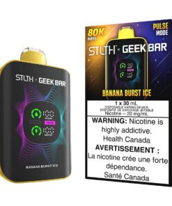STLTH X Geek Bar Disposable Vape Device - Banana Burst Ice