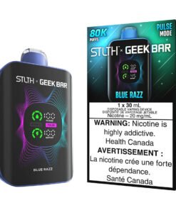 STLTH X Geek Bar Disposable Vape Device - Blue Razz