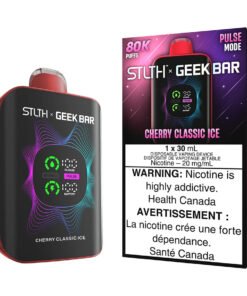 STLTH X Geek Bar Disposable Vape Device - Cherry Classic Ice