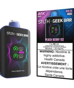 STLTH X Geek Bar Disposable Vape Device - Peach Berry Ice