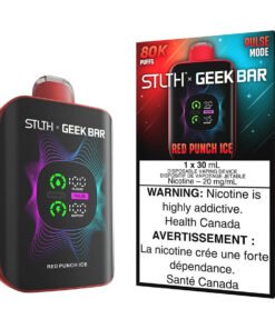STLTH X Geek Bar Disposable Vape Device - Red Punch Ice
