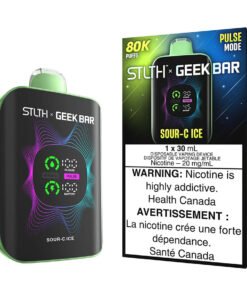 STLTH X Geek Bar Disposable Vape Device - Sour-C Ice